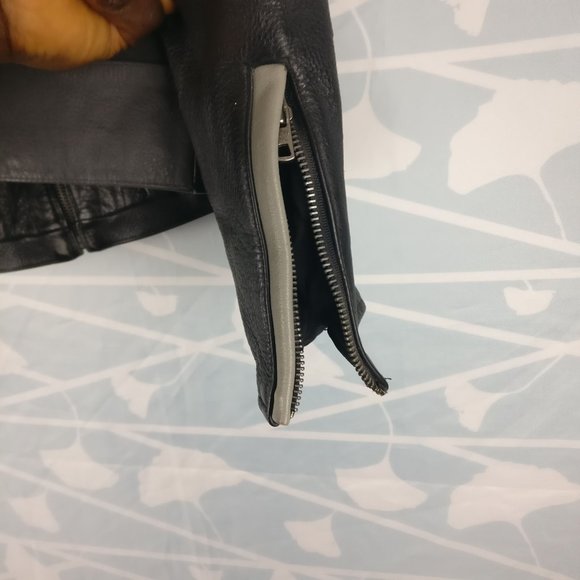 Schott NYC "Rose" Limitededition Motocross biker leather jacket Vintage Perfecto - Picture 6 of 11